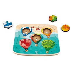 Головоломка-мозаика - Воздушные шары (Hape, E1623_HP) - миниатюра
