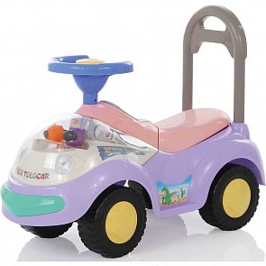 Детская фиолетовая каталка Space Tolocar со световыми и звуковыми эффектами (Jetem, 2108_фиолетовый)