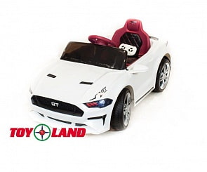 Электромобиль ToyLand Ford GT, белого цвета (ToyLand, LQ817a_белый)