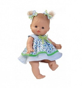 Кукла Горди Алисия в платьице, 34 см., девочка (Paola Reina, 04042_paola)