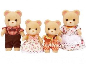 Sylvanian Families - Семья Медведей (Sylvanian Families, 3150st) 