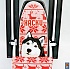 Снегокат 104 Comfort Хаски со складной спинкой, красный  - миниатюра №6
