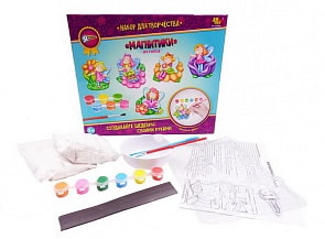 Набор для создания магнитиков из гипса Я дизайнер – Лесные феи (ABtoys, PT-00934)