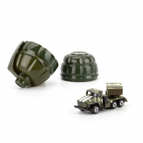 Модель машины в гранате – Военная техника, 7,5 см (Технопарк, SB-15-13-CDU)