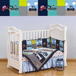 Набор постельного белья для новорожденных Transportation, 7 предметов (Shapito, 00-0014996)