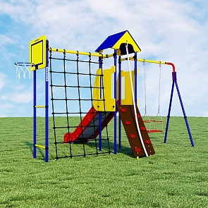 Дачный комплекс - Замок с фанерными качелями Romana R 103.30.04 (Romana, СГ000004331)