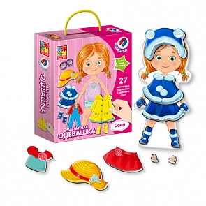 Магнитная игра-одевашка - Соня (Vladi Toys, VT3702-03)