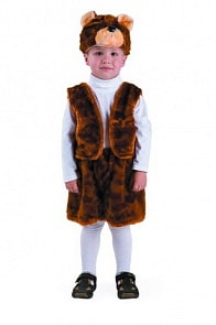 Костюм - Медведь бурый, мех, размер 118 (Батик, 118-110-56)