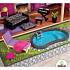 Дом мечты Барби - Глянец, с мебелью 35 предметов и бассейном  - миниатюра №2