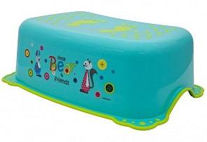 Подставка-ступенька – Mishka. Бирюзовая (Maltex, 5344_бирюзовый)