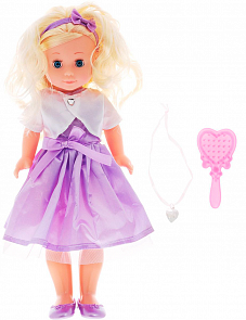 Интерактивная кукла Полина с закрывающимися глазками, озвученная (Карапуз, POLI-05-A-RUsim)