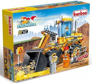 Развивающий конструктор – Самосвал-ковш (BanBao, 521)
