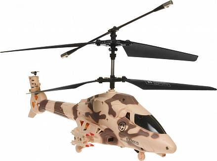 Военный вертолёт с гироскопом на инфракрасном управлении 
