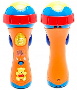 Микрофон «Маша и медведь» со светом и песнями из мультика (Играем вместе, 838-31sim)