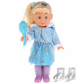 Кукла 30 см., озвученная русифицированная, 100 фраз, песня о волшебном цветке (Карапуз, POLI-19-A-RU)