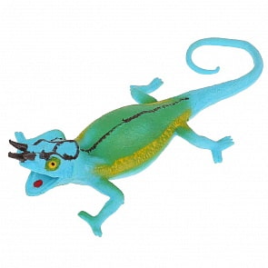 Игрушка-тянучка из серии Рассказы о животных - Трехрогий хамелеон (Играем вместе, W6328-116Y)