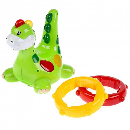 Музыкальная игрушка - Динозавр, со светом  