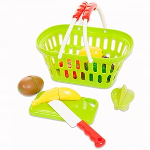 Помогаю Маме. Набор продуктов для резки на липучках, 17 предметов (ABtoys, PT-00469)