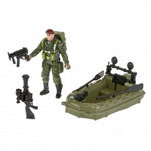 Набор - Элитный спецотряд, солдатик с оружием (Играем вместе, 1710Y327-R)