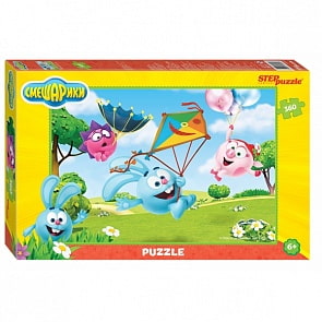Пазлы - Смешарики, 360 деталей (Step Puzzle, 96049)