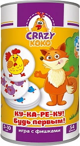 Настольная игра в тубусе - Ку-ка-ре-ку! (Vladi Toys, VT8020-04)
