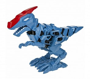 Сборная модель RoboLife - Робо-велоцираптор, синий, 46 деталей (1Toy, Т19091)