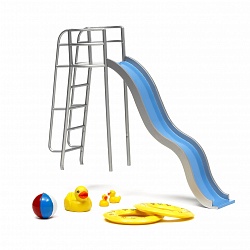 Набор мебели для домика Стокгольм - Горка для бассейна (Lundby LB_60904500) - миниатюра