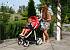 Детская прогулочная коляска Nico, бежево-коричневая, шасси белая/BIA  - миниатюра №6
