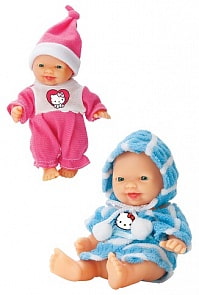 Пупс, 10 см., в ванночке, с аксессуарами, из серии Hello Kitty (Карапуз, U536-H43012-HELLO KITTYsim)