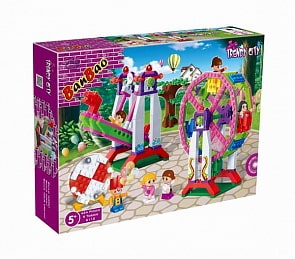 Развивающий конструктор детский - Парк развлечений (BanBao, 6110)