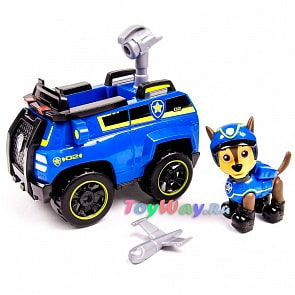 Paw Patrol Машинка спасателя и щенок Чейз (Spin Master, 16601-Chase)