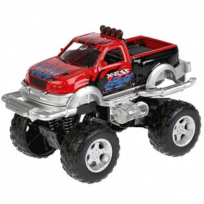 Металлический инерционный джип, 11 см, свет, звук (Технопарк, FY854-WB)