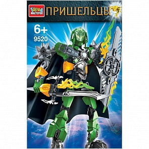 Конструктор - Пришелец, 102 детали (Город мастеров, LL-9520-Rsim)