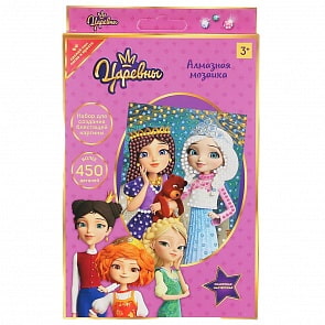 Алмазная мозаика - Царевны Соня и Алена (MultiArt, 108-ALM-TSR)