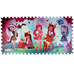Коврик-пазл – Энчантималс, 8 сегментов (Играем вместе, FS-ENCH)