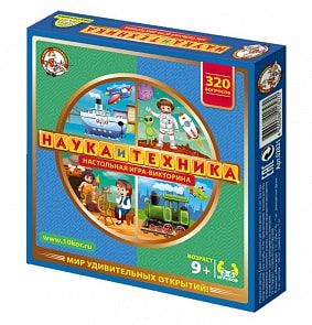 Игра настольная Викторина - Наука и техника (Десятое королевство, 02832ДК)