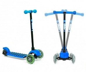 Самокат 3-х колесный Glider mini, blue (6493RT)