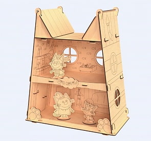 Домик для котят (Теремок, 3132)