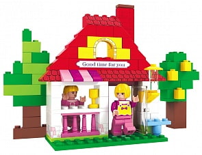 Конструктор - Кафе с фигурками, 114 деталей (Ausini, 24404)