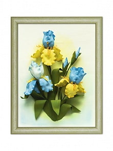 Набор для творчества 3D картина из фоамирана Ирисы (Волшебная мастерская, FM-05)