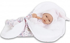 Интерактивная кукла Мио в розовом, озвученная, 29 см. (Antonio Juan Munecas, 1777P)