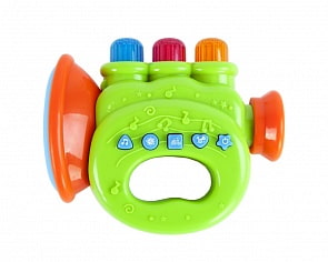 Игрушка развивающая - Музыкальная труба, 4 режима звуков, 16 мелодий (Жирафики, 633055)