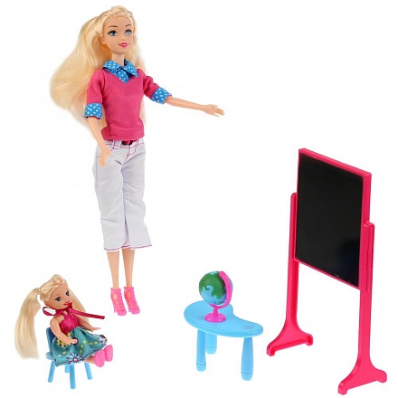 Кукла с дочкой и аксессуарами BLD130, 29 см  