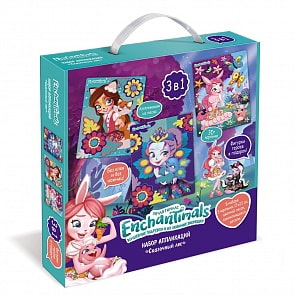 Набор аппликаций 3в1 из серии Энчантималс. Сказочный лес (Оригами, 03711)