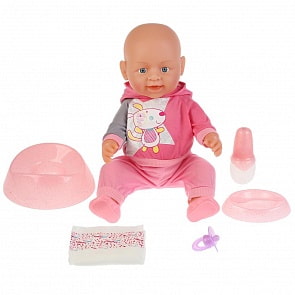 Интерактивная кукла, пьет и писает, с аксессуарами, 43 см (B1650163)
