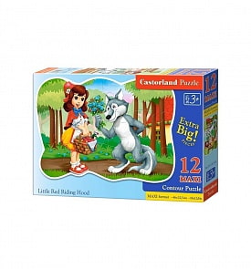 Maxi пазл - Сказки 12 - Красная Шапочка, 12 деталей (Castorland, В-120185)