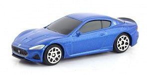 Металлическая машина - Maserati GranTurismo MC 2018, 1:64, синий (RMZ City, 344993S-BLU)