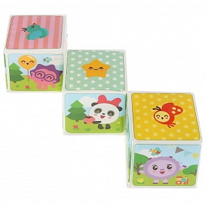 Набор кубиков для ванны – Малышарики, 3 кубика (Умка, 4690590157503)