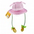 Шляпка летняя с поднимающимися ушками Хлоп-Ушки, со светом, режима мигания огоньков, 5 цветов   - миниатюра №4