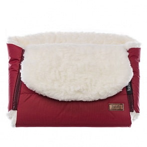 Муфта меховая для коляски Nuovita Vichingo Bianco Bordo/Бордовый (Nuovita, NUO-mVICB_2172)